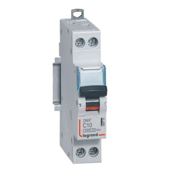 DPN /Disjoncteur 1P+N 10A DNX³4500A 6KA LEGRAND