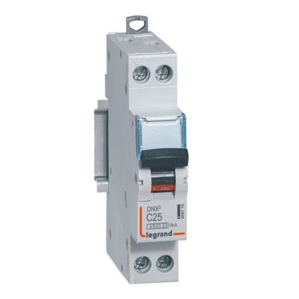 DPN /Disjoncteur 1P+N 25A DNX³4500A 6KA LEGRAND