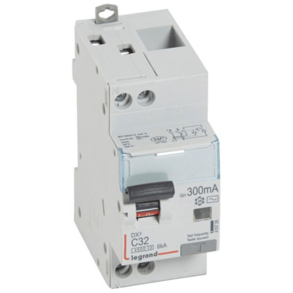 Disjoncteur différentiel DX³ 2P 32A 300mA TypeAC LEGRAND