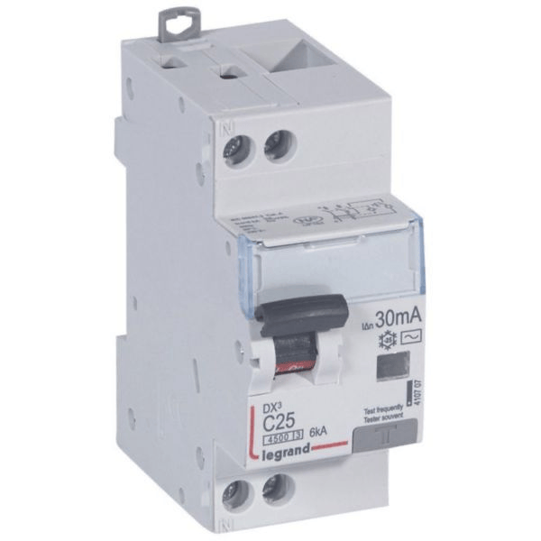 Disjoncteur différentiel DX³ 2P 25A 30mA TypeAC LEGRAND
