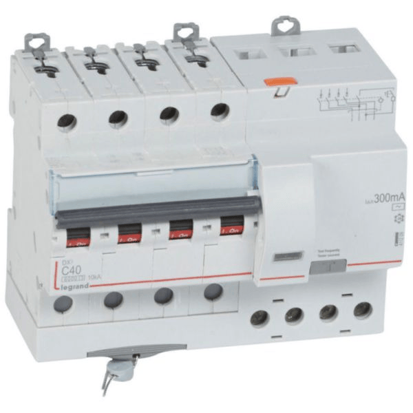 Disjoncteur différentiel DX³ 4P 40A - 300mA LEGRAND