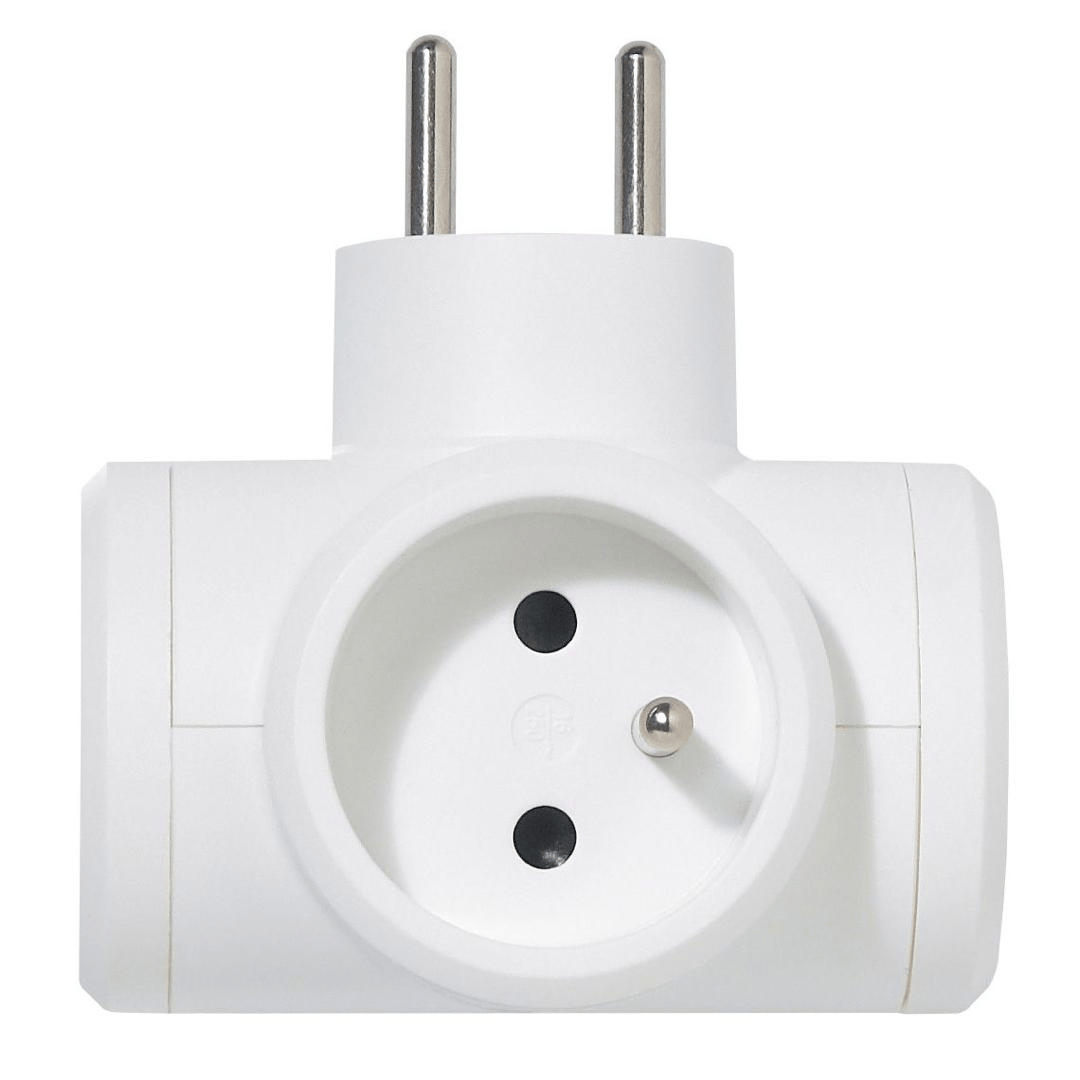 Fiche multiprise Legrand 3 sorties 2P+T – 16A legrand