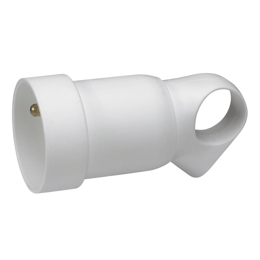 Prolongateur plastique 2P+T 16A à anneau - blanc Legrand