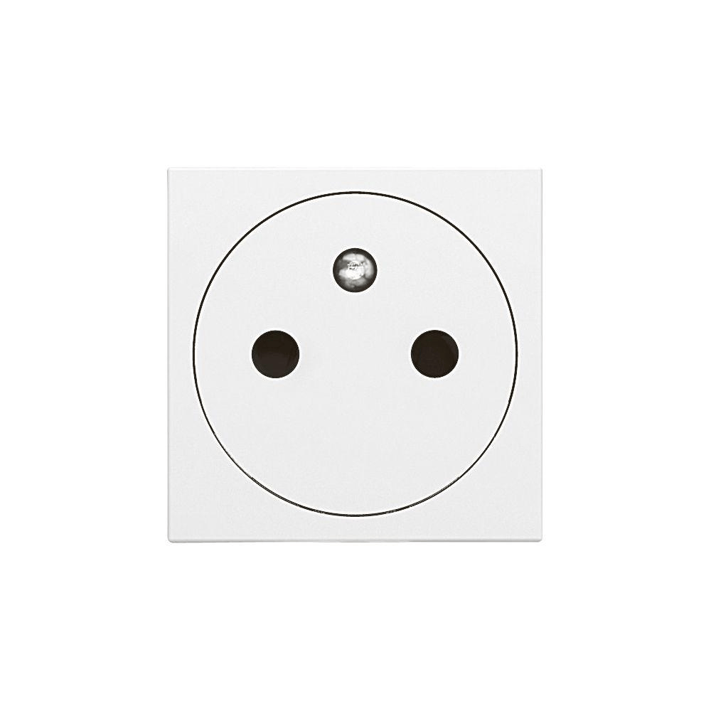 Prise de courant 2P+T Surface Mosaic 2 modules avec connexion par bornes automatiques - blanc Legrand