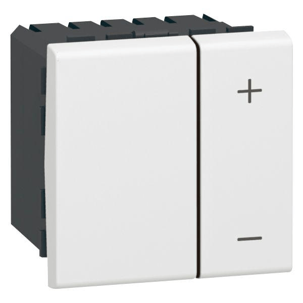 Interrupteur variateur basique 2 fils – Mosaic – 2 modules – Blanc Legrand