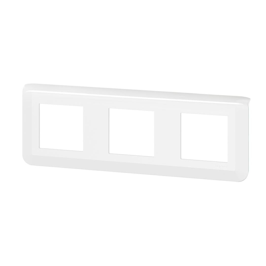 Plaque de finition Mosaic – 3×2 modules (6 modules) – Blanc – Legrand