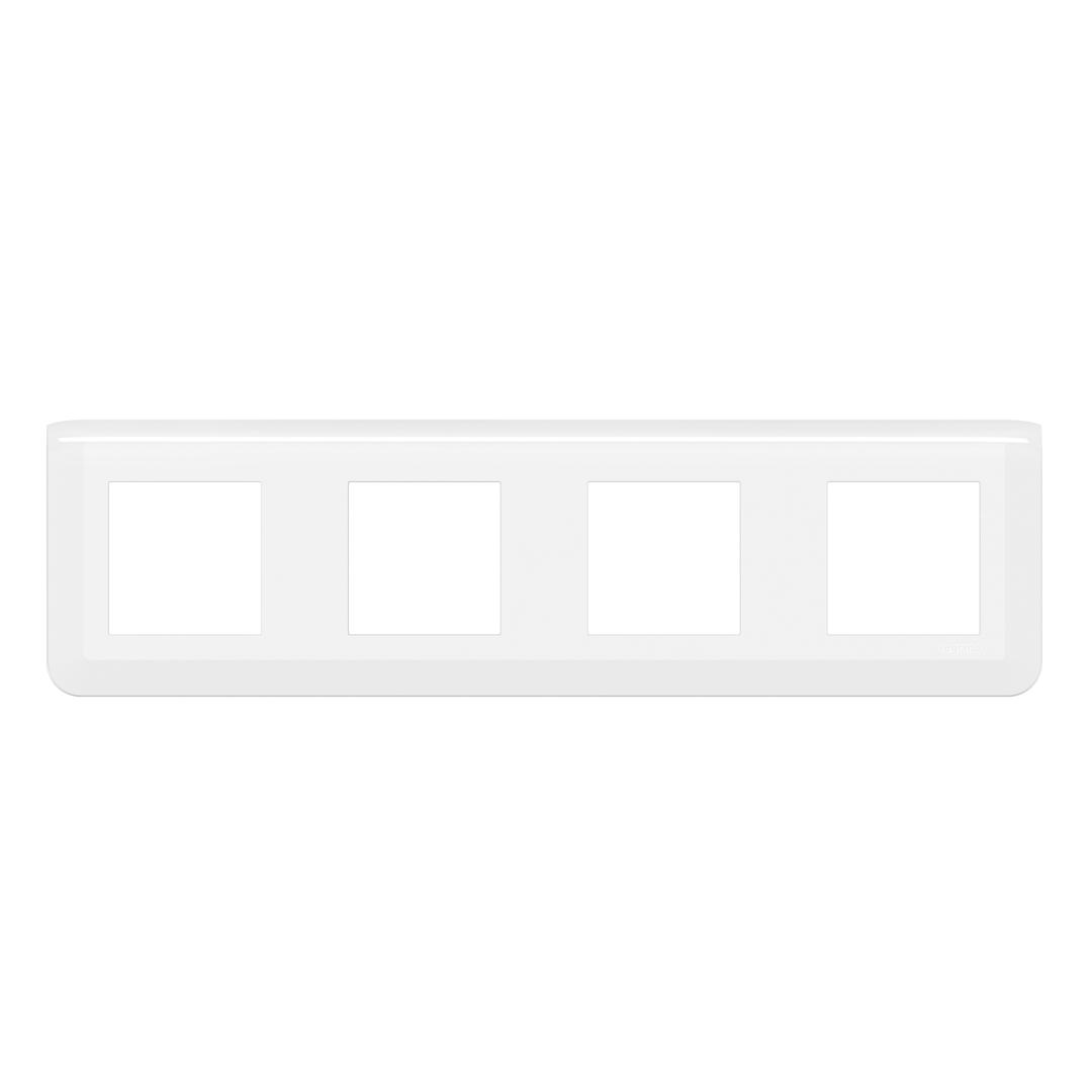 Plaque de finition Mosaic – 4×2 modules (8 modules) – Blanc – Legrand