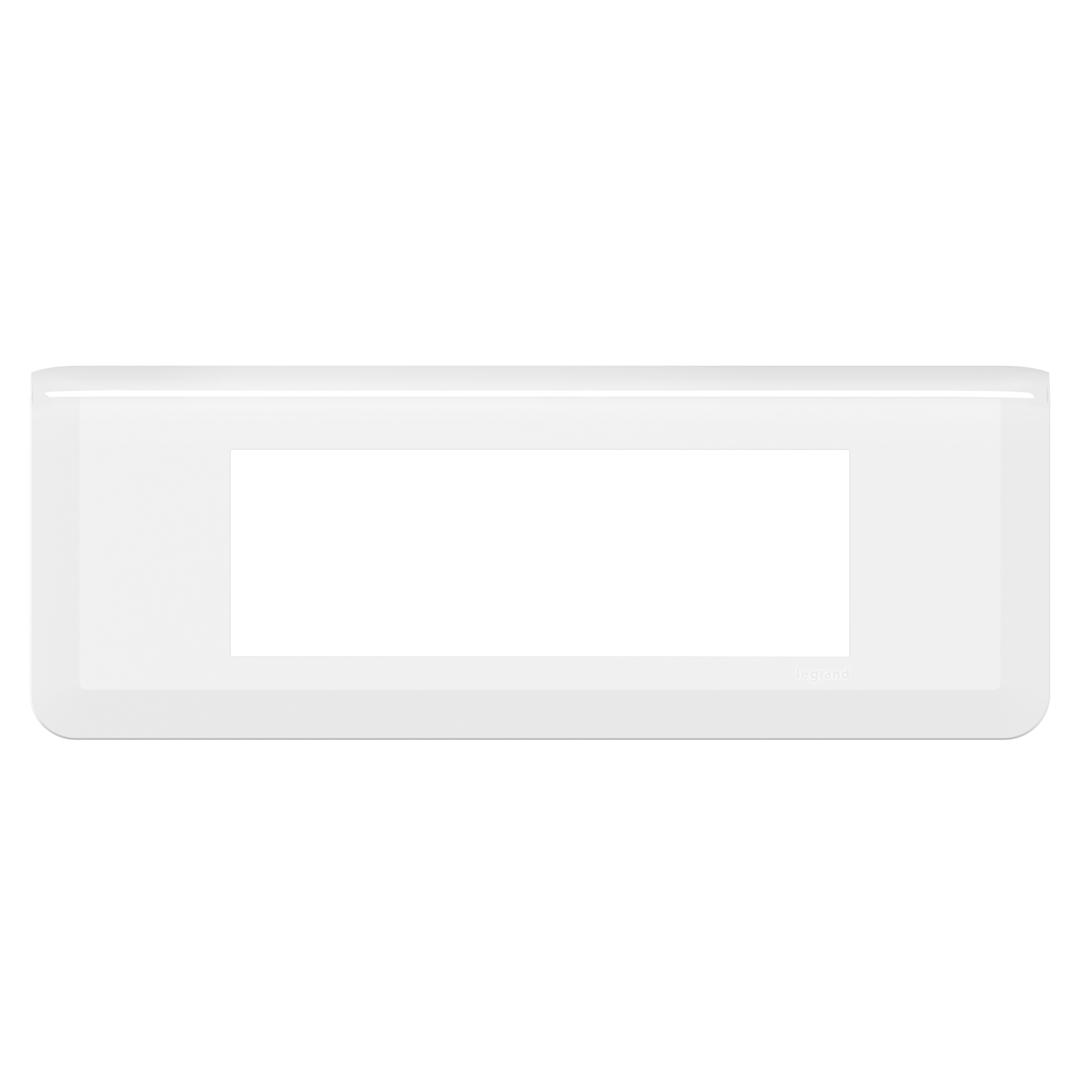 Plaque de finition Mosaic – 6 modules – Horizontale – Blanc Legrand