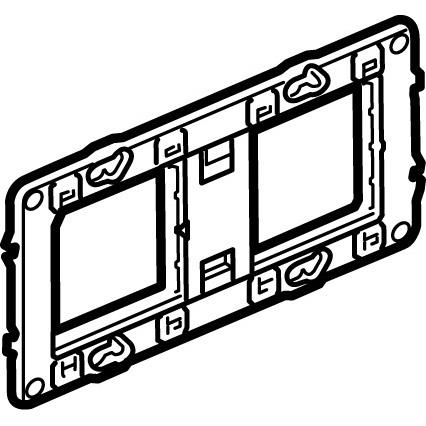 Support Batibox à vis – 2 postes / 4 à 5 modules – Legrand (Copie)
