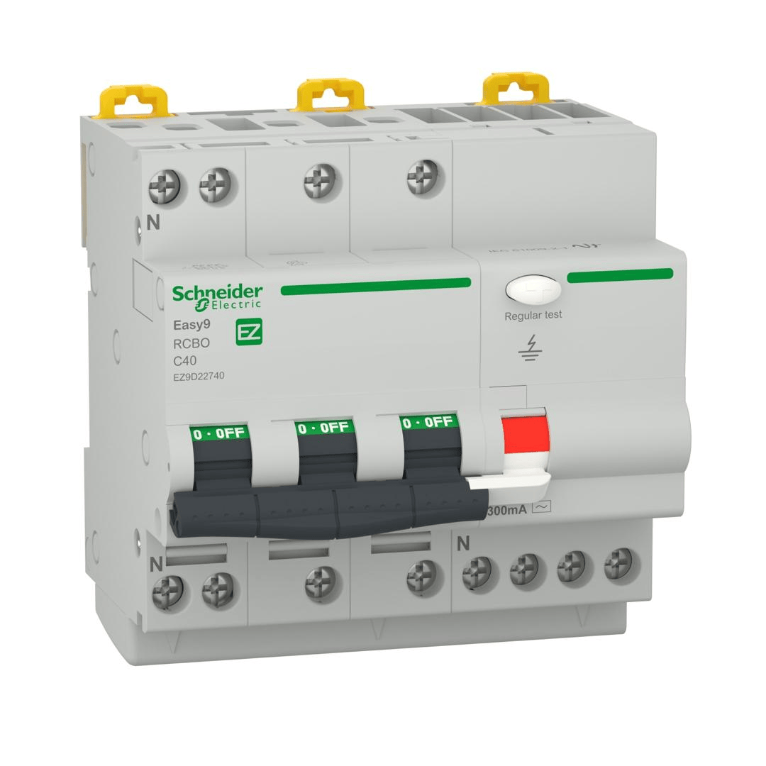 Disjoncteur différentiel 4P 40A 300mA Easy9 Schneider