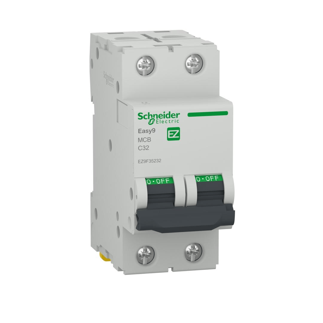 Disjoncteur 2P 32A 4500 A C Easy9 schneider