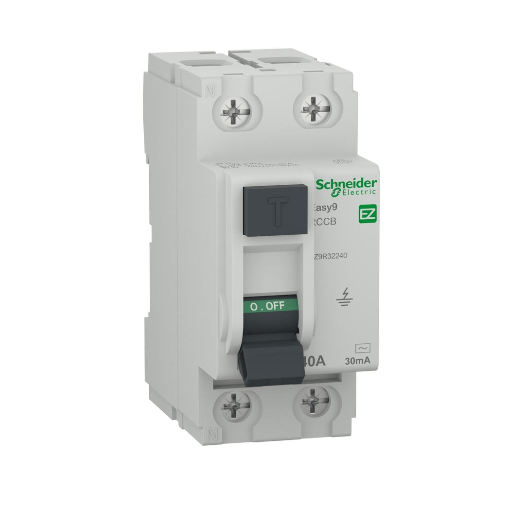 Interrupteur différentiel 2P 40A 30mA AC Easy9 Schneider