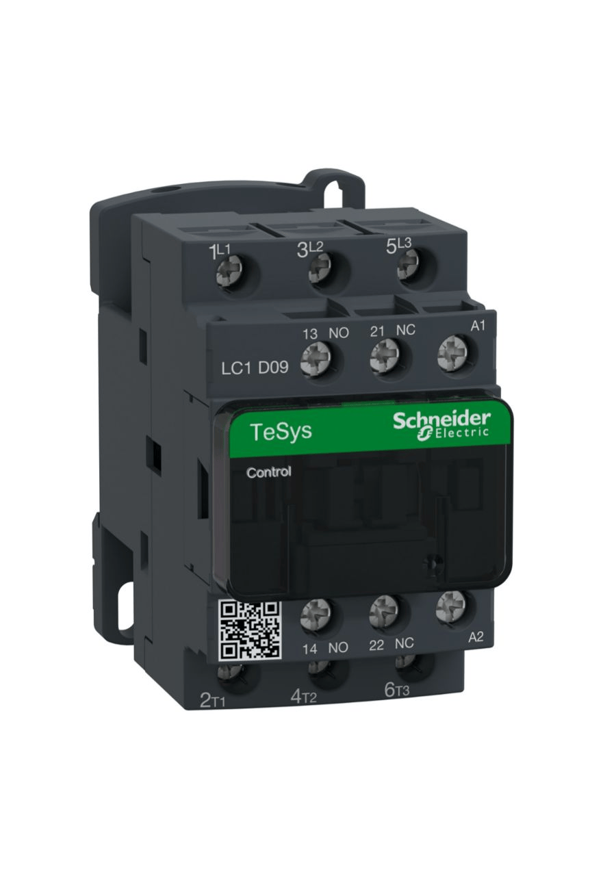 Contacteur - 3P - 9A- AC-3 440V bobine 230Vca TeSys SCHNEIDER