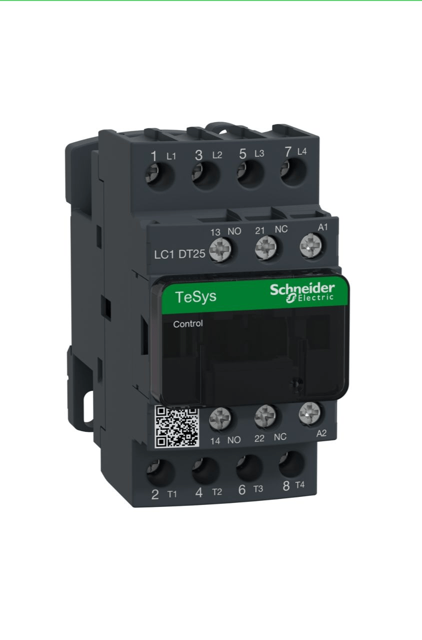 Contacteur - 4P - 25A- AC-3 440V bobine 230Vca TeSys SCHNEIDER