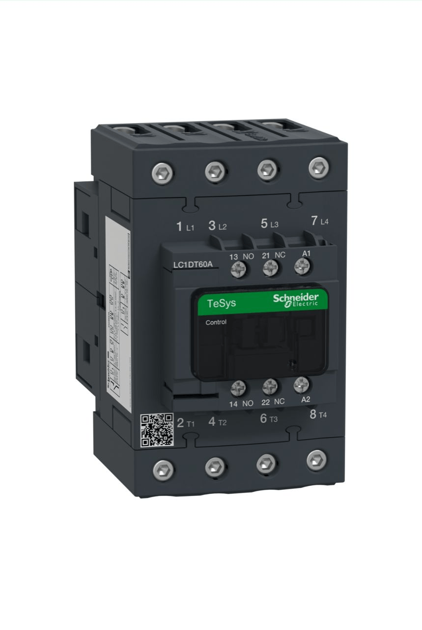 Contacteur - 4P - 60A- AC-3 440V bobine 230Vca TeSys SCHNEIDER