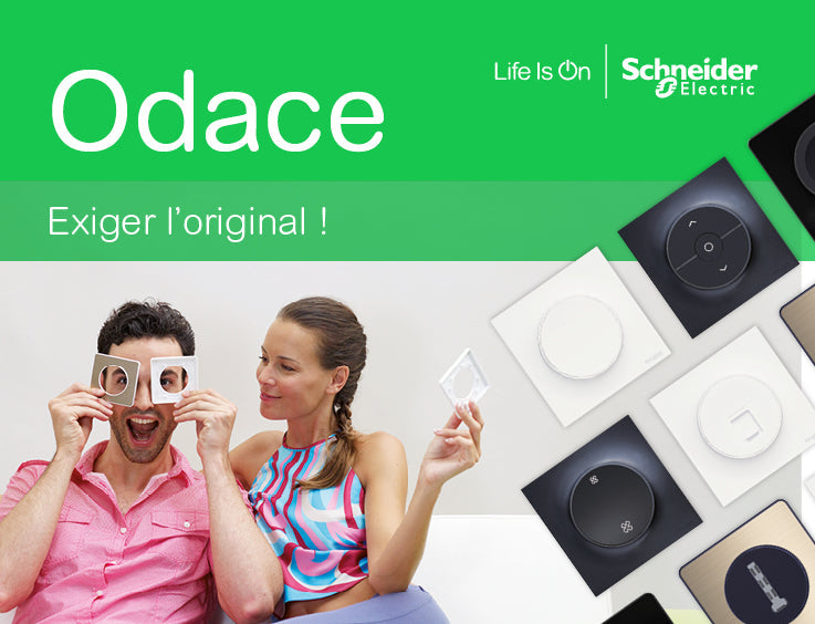 Gamme Odace Schneider Electric – Appareillage électrique design