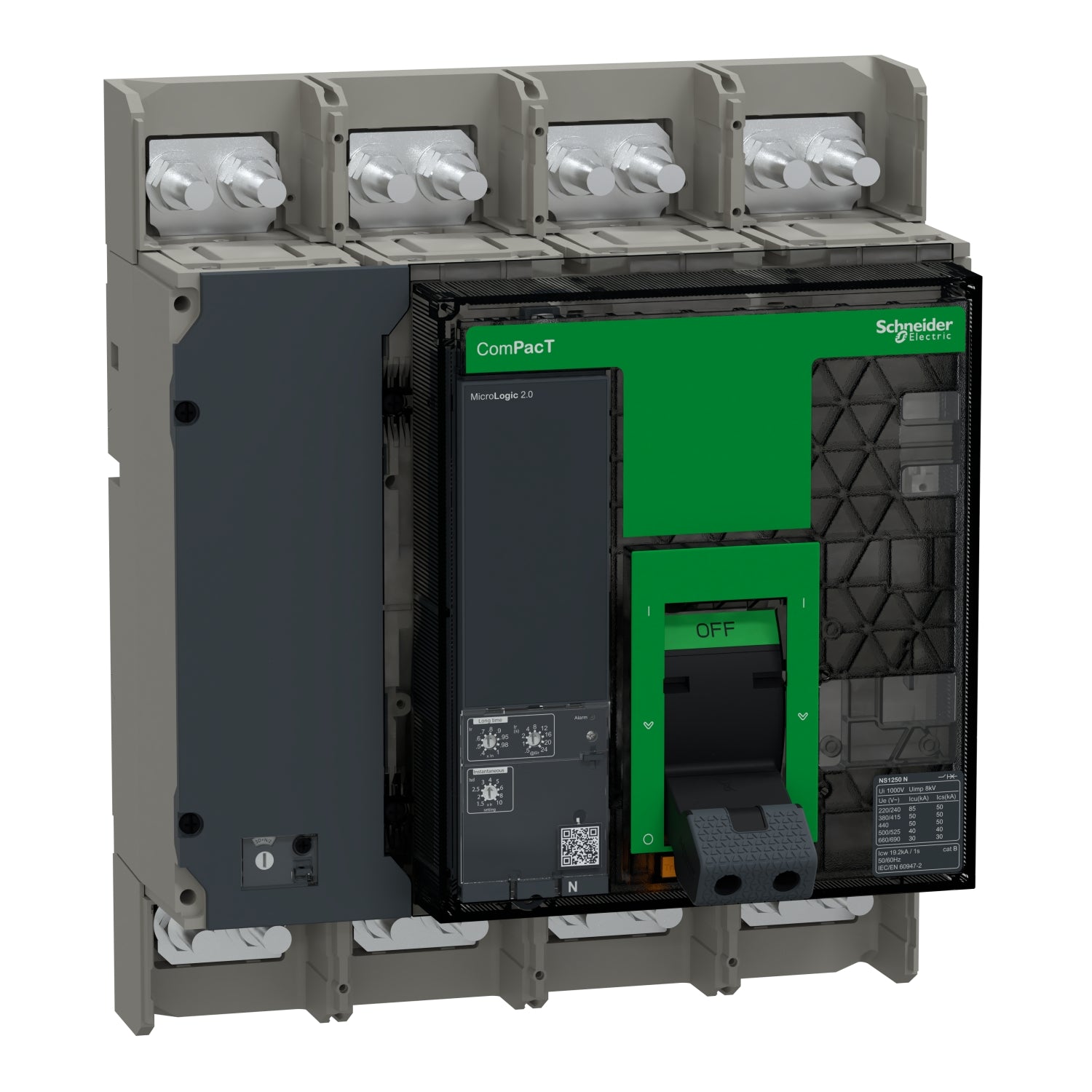 ComPacT NS1250N - Disjoncteur - Micrologic 2.0 - 1250 A - 4P 4d SCHNEIDER