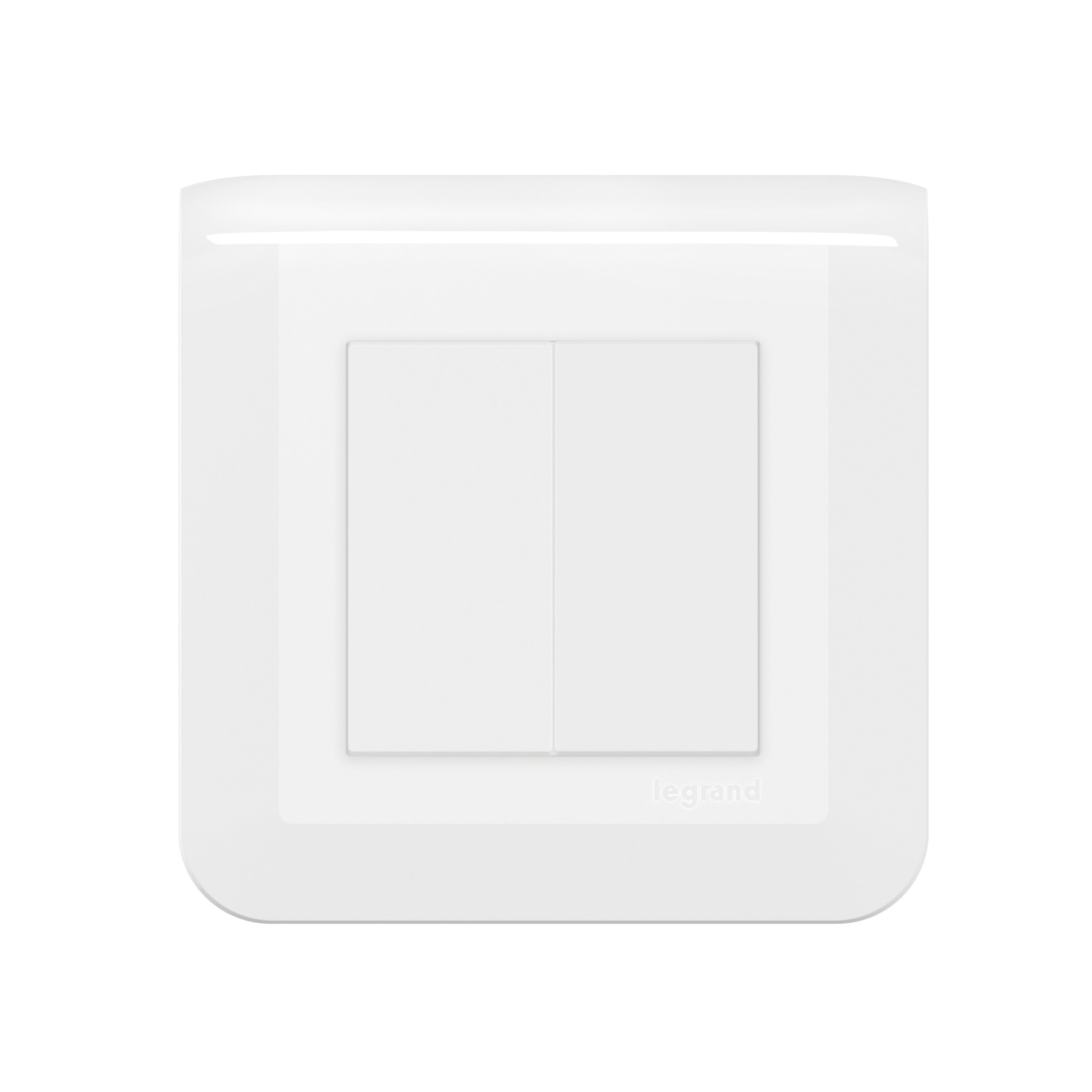 Interrupteur double va&vient 2M complet mosaïc legrand