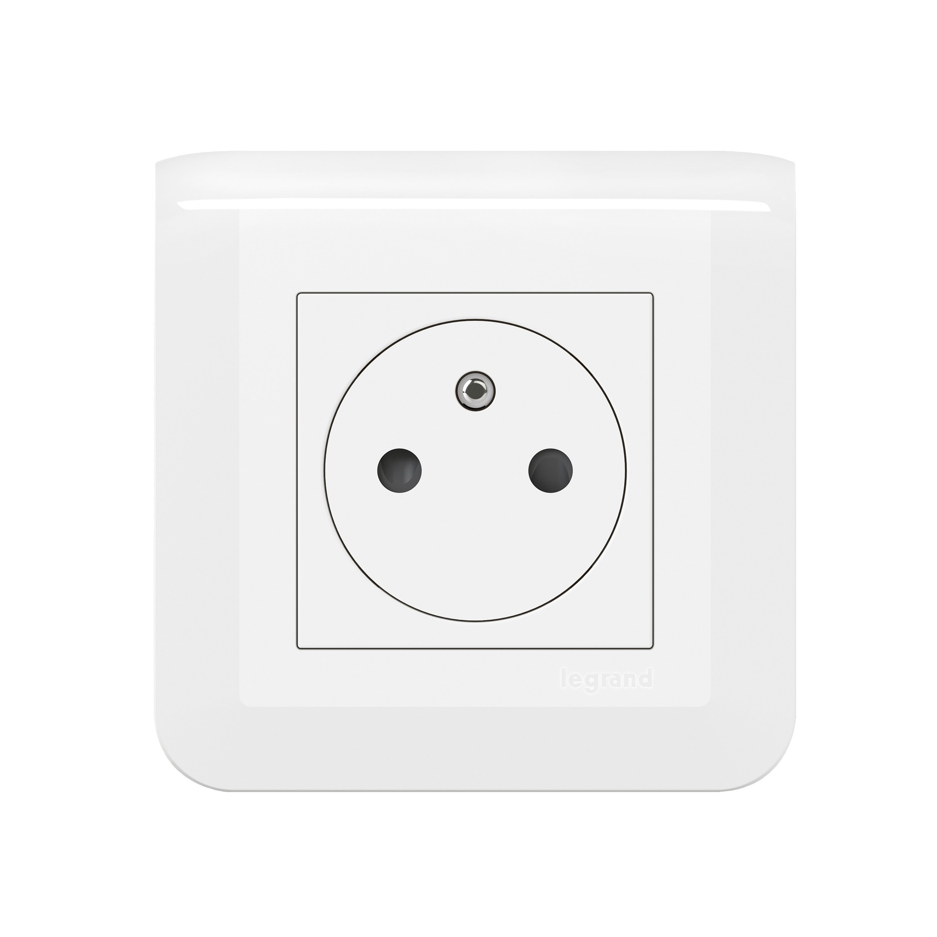 Prise courant 2P+T complet mosaïc legrand