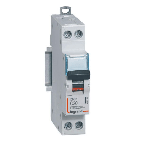 DPN /Disjoncteur 1P+N 20A DNX³4500A 6KA LEGRAND