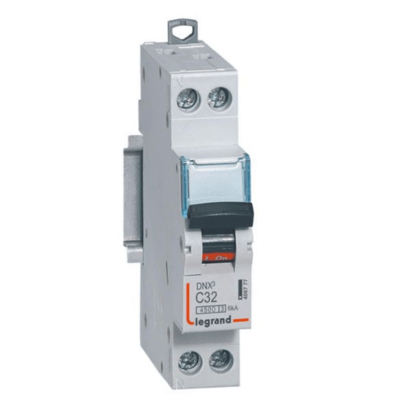 DPN /Disjoncteur 1P+N 32A DNX³4500A 6KA LEGRAND