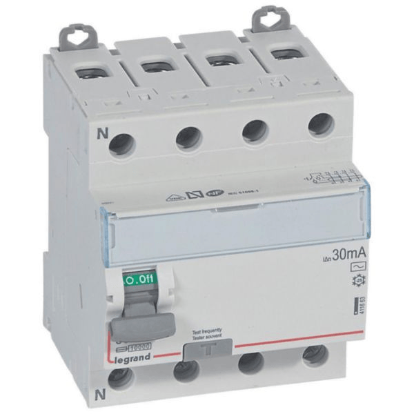 Interrupteur différentiel DX³-ID 4P 80A - 30mA TypeAC LEGRAND