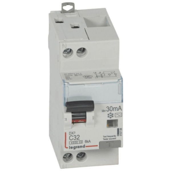 Disjoncteur différentiel DX³ 2P 32A 30mA TypeAC LEGRAND