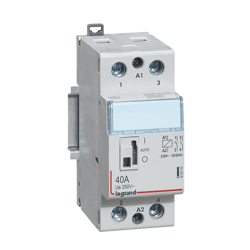 Contacteur de puissance CX³ bobine 230V~ - 2P 250V~ - 40A - contact 2F - 2 modules legrand (Copie)