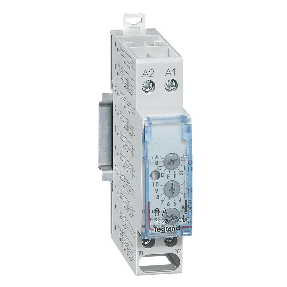 Relais temporisé modulaire multifonction - 1 module legrand