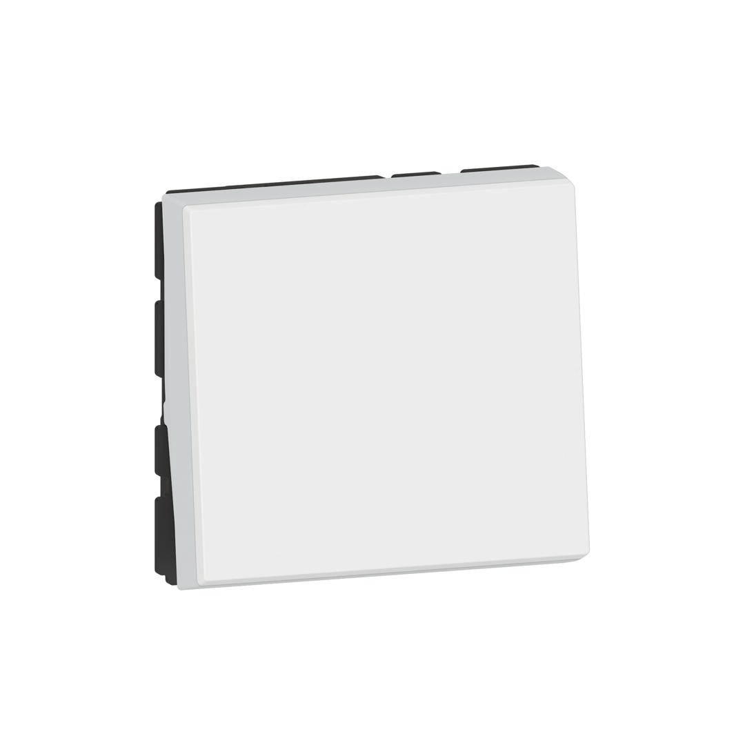 Interrupteur va-et-vient Mosaic™Easyled 10AX 2 modules Blanc Legrand