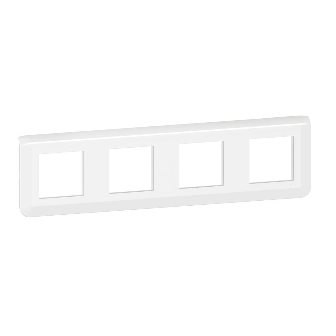 Plaque de finition Mosaic – 4×2 modules (8 modules) – Blanc – Legrand