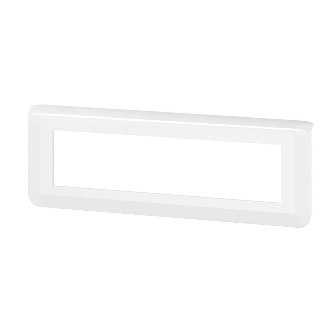 Plaque de finition Mosaic – 10 modules – Horizontale – Blanc Legrand
