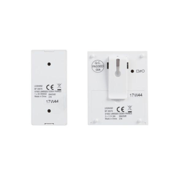 Kit carillon radio sans fils Essentiel - blanc Legrand