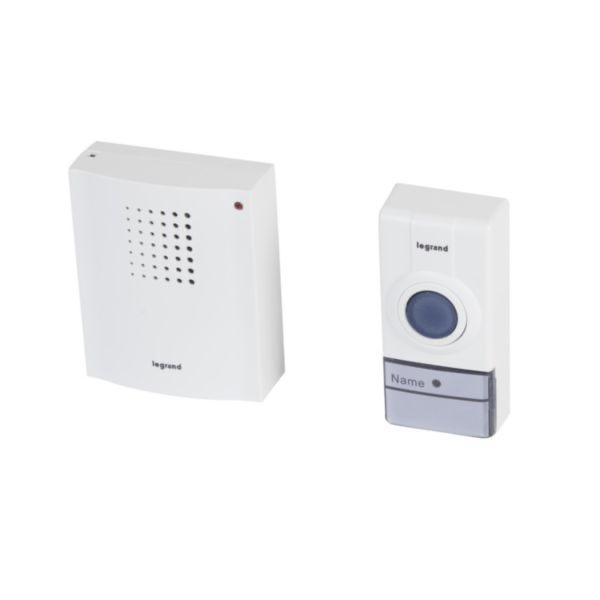 Kit carillon radio sans fils Essentiel - blanc Legrand