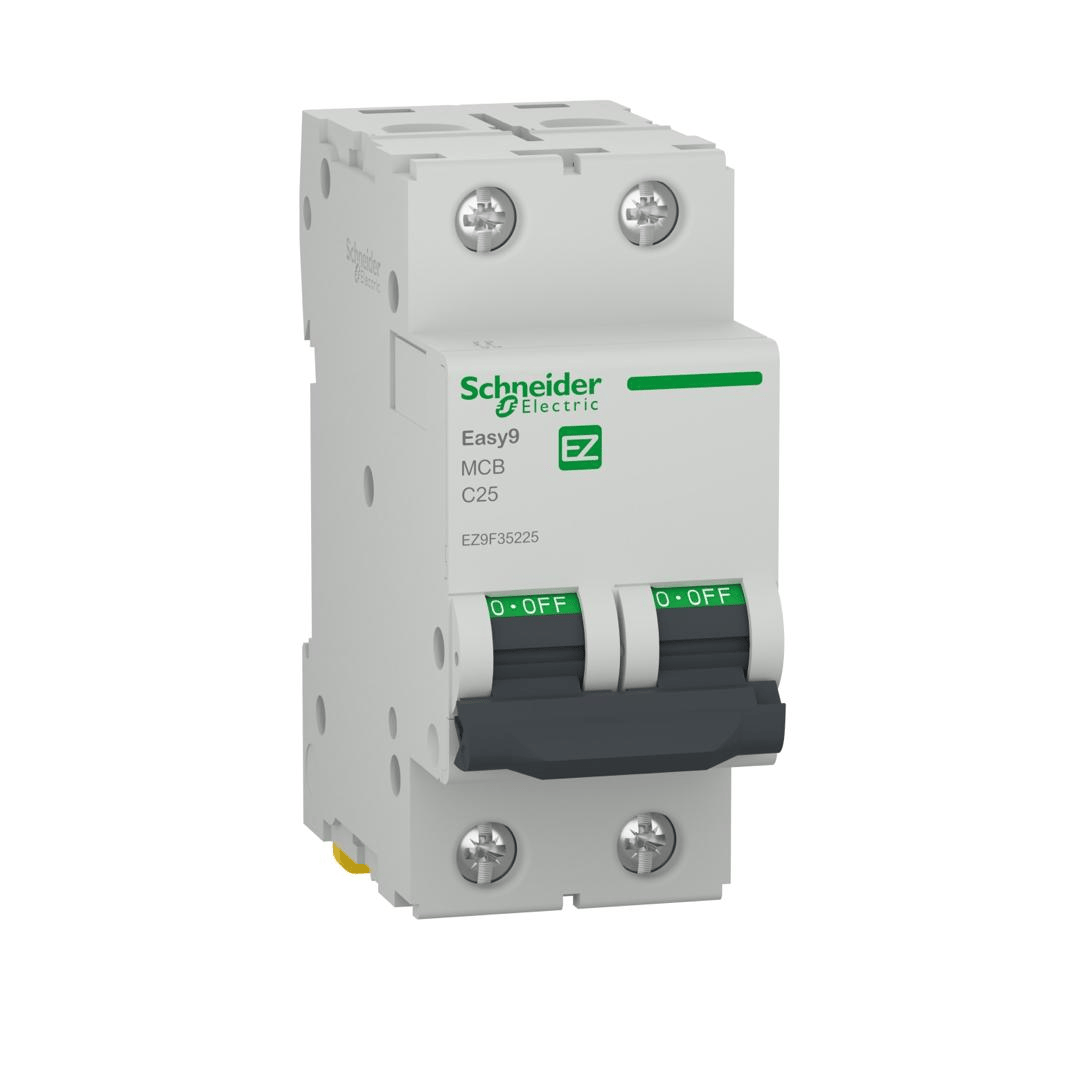 Disjoncteur 2P 25A 4500 A C Easy9 schneider