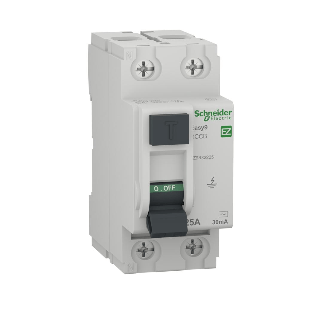 Interrupteur différentiel 2P 25A 30mA AC Easy9 Schneider