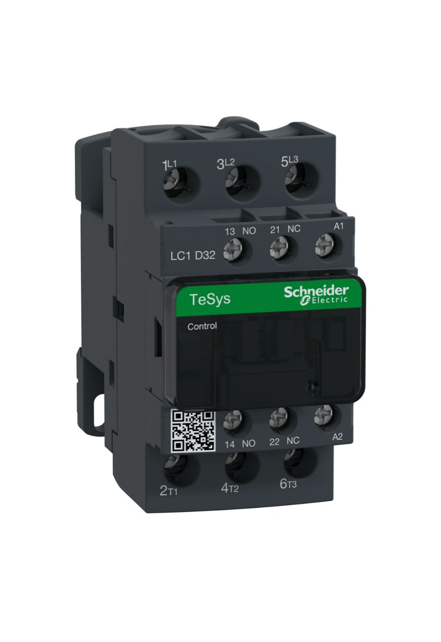 Contacteur - 3P - 32A- AC-3 440V  bobine 230Vca TeSys SCHNEIDER