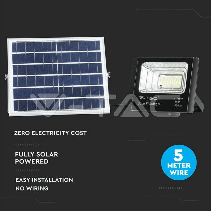 Projecteur solaire 300W VTAC