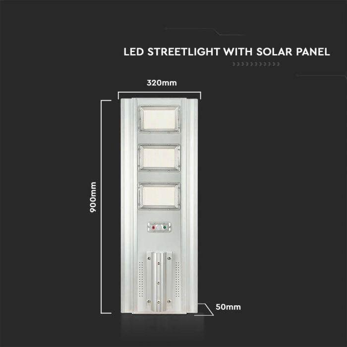 Lampadaire solaire 300W all-in-one VTAC